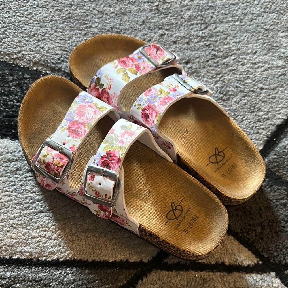 Bobbie Brooks Floral Sandals